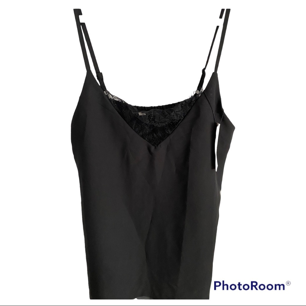 SOLD Salt & Lace boutique black adjustable loose tank top